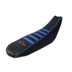 Housse de selle KRM bleue pour mécaboite Derbi DRD Pro 2006-2011