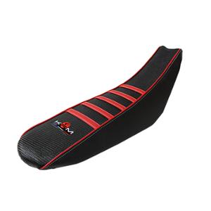 Housse de selle KRM rouge pour mécaboite Derbi DRD Pro 2006-2011