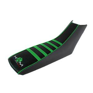 Housse de selle KRM PRO RIDE vert adapt. Derbi DRD X-Treme / DRD Racing 2011-2017