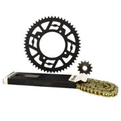Kit chaine Doppler acier 420 13x53 dents D100 4 fix pour Beta Factory après 2005/RR SM après 2005