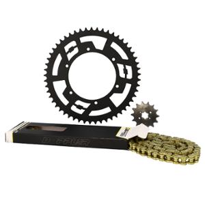 Kit chaîne Doppler acier 14x53 dents D108 fix 6 pour mécaboîte Senda SM DRD/GPR Nude/RS4