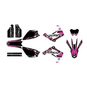 Kit déco/autocollant KRM rose Rieju MRT/MRT Pro/Marathon 09->