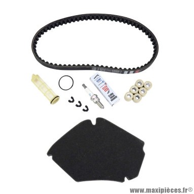 Kit entretien Piaggio origine (avec guides variateur) pour scooter 50 Zip 4T 2018+ - 1R000516