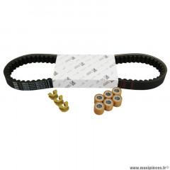 Kit transmission PIAGGIO origine (courroie, galets, guides) 125 X8, X9, X7, VESPA GTS, X-EVO, MP3, HEXAGON GTX, GILERA 125 RUNNER, NEXUS, APRILIA 125 ATLANTIC, SR-MAX - 1R000433