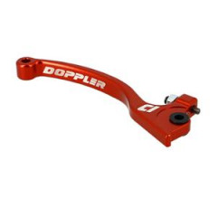 Levier frein Doppler CNC rouge adapté pour mécaboite DRD Pro 2005-2010 / Rieju MRT Pro / MRT après 2013