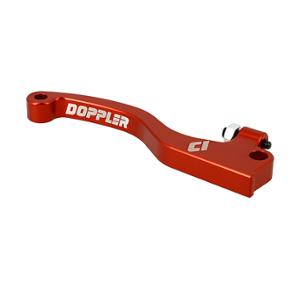 Levier frein Doppler CNC rouge pour mécaboite DRD Pro 11>/MRT 14>/SHERCO 11>