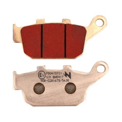 Plaquettes de frein NEWFREN AR FD0470TS pour Honda 500 CB F 2013+, CMX Rebel 2017+, 650 CBR R 2019+, Kawasaki 900 Z 2017+, Suzuki 650 SFV Gladius 2009-2016