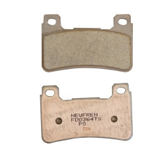 Plaquettes de frein NEWFREN Touring Metal Fritte AV pour Honda 600 CBR RR 2009-2017, 800 VFR F 2014-2016, 1000 CBR RR Fireblade 2004-2016 (FD0364TS)