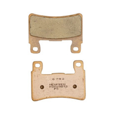 Plaquettes de frein NEWFREN Touring Metal Fritte AR pour DUCATI 944 ST2 1997-2001, AV pour HONDA 600 CBR F 1999-2007, 900 CBR RR 1998-2003, AV pour KAWASAKI 636 ZX-6R NINJA 2013+ (FD0258TS)