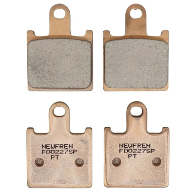 Plaquettes de frein NEWFREN AV pour Kawasaki 600 ZX-6R Ninja 2007-2017, 1000 Z 2007-2009, 1400 ZZR 2006+, Suzuki 1300 GSX B-King 2007+ (FD0419SP)