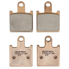 Plaquettes de frein NEWFREN AV pour Kawasaki 600 ZX-6R Ninja 2007-2017, 1000 Z 2007-2009, 1400 ZZR 2006+, Suzuki 1300 GSX B-King 2007+ (FD0419SP)