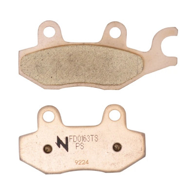 Plaquettes de frein NEWFREN AV pour Kawasaki Z125 2019+, 650 KLR 2008-2018 AR, Honda 125 CB F 2015+ AV, Suzuki 125 UH Burgman 2015+ AV (FD0163TS)