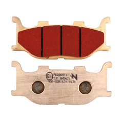 Plaquettes de frein NEWFREN AV FD0205TS pour Yamaha 660 MT-03 2006-2014, 600 FZ6 R 2009-2014, 500 TMAX 2004-2007