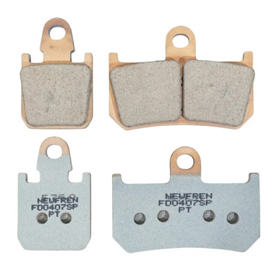 Plaquettes de frein NEWFREN AV FD0407SP pour Yamaha 1670 MT01 2007+, 1700 V Max 2009-2012, 1000 YZF R1 2007-2014