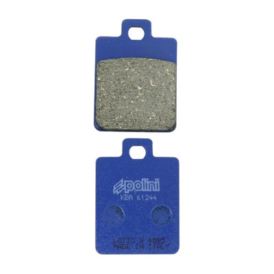 Plaquettes de frein POLINI L 35.5mm H 48.8mm P 7mm pour Piaggio 125 Liberty, 50 Zip 2T-4T, 125 Vespa - Benelli 50 491 RR - Sym 50-125 Symphony - Peugeot 125 Tweet (174.0014)