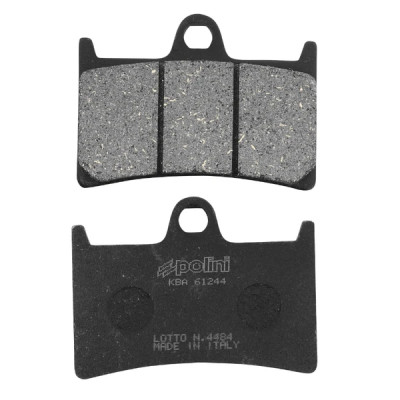 Plaquettes de frein POLINI AV (L 100mm - H 38,6mm - P 11,7mm) pour Yamaha 500 TMAX 2008-2011, 530 TMAX 2012-2019, 560 TMAX 2020+