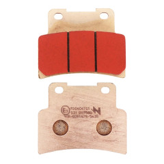 Plaquettes de frein NEWFREN Touring Metal Fritte AV pour APRILIA 125 RS 2006-2011, 750 DORSODURO 2009-2018, 750 SHIVER 2007-2018, YAMAHA 125 MT 2014+, YZF-R125 2014+ (FD0404TS)