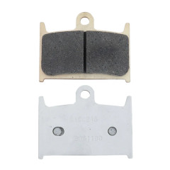 Plaquettes de frein CARBONE LORRAINE 1 jeu de 2 pour motos Suzuki 400-600-750-1100 GSX-R, Triumph 600-650-750-900-1200 Daytona, 900-1050 Sprint, 1700 Thunderbird (réf 2246 XBK5 Sport Metal Fritte)