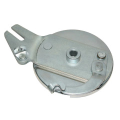Flasque de frein adaptable arrière diamètre 100mm pour mobylette MBK 88, 85 (sans machoires)