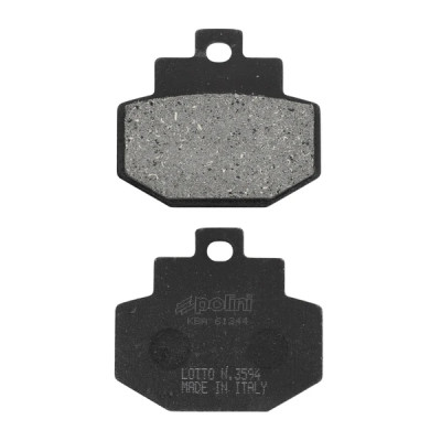 Plaquettes de frein POLINI 55.2mm x 49mm x 7mm pour Piaggio 125 Super Hexagon GTX, 125 Vespa GT, 300 Vespa GTS (174.0024)