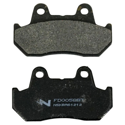Plaquettes de frein NEWFREN AV-AR pour Honda 1100 CB R 1980-1983, 250 CN 1990-1994 AV, 750 VFR Magna 1988 AV, 400 CBX C 1983 AV (FD0058BT) (Touring organique)
