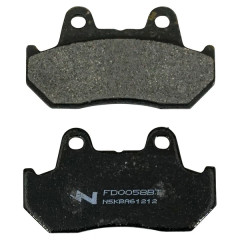 Plaquettes de frein NEWFREN AV-AR pour Honda 1100 CB R 1980-1983, 250 CN 1990-1994 AV, 750 VFR Magna 1988 AV, 400 CBX C 1983 AV (FD0058BT) (Touring organique)