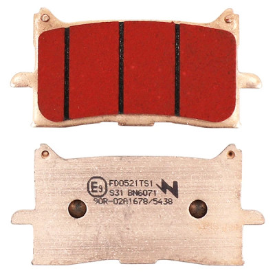 Plaquettes de frein NEWFREN Touring Metal Fritte AV pour 125 CB R 2018+, 1000 Africa Twin 2016-2019, 1100 Africa Twin 2020+, 750 X-ADV 2017+ (FD0521TS)