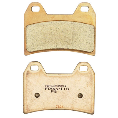 Plaquettes de frein NEWFREN Touring Metal Fritté AV pour APRILIA 1000 RSV TUONO R 2004-2012 / DUCATI 800 F GT 2013+ / YAMAHA 660 XT X 2004-2016 (FD0221TS)