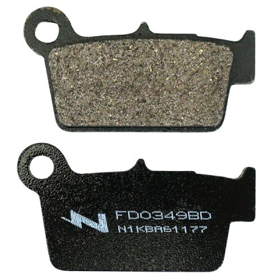 Plaquettes de frein NEWFREN DIRT ORGANIQUE AR pour Aprilia 450 SXV 2005+, Beta 250 RR 2005-2013, Kawasaki 450 KLX R 2008+, Yamaha 250 WR F 2003+, 450 YZ-F 2003+ (FD0349BD)