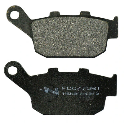 Plaquettes de frein NEWFREN Touring Organique AR pour Honda 500 CB F 2013+, CMX Rebel 2017+, 650 CBR R 2019+, Kawasaki 900 Z 2017+, Suzuki 650 SFV Gladius 2009-2016 (FD0470BT)