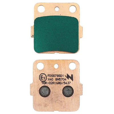 Plaquettes de frein NEWFREN AR pour KAWASAKI 85 KX 2001-2013, AV pour HONDA 150 CRF R après 2007, AR pour YAMAHA 85 YZ après 2002, AV-AR pour 660 YFM RAPTOR 2001-2005 (FD0078SD)