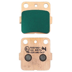 Plaquettes de frein NEWFREN AR pour KAWASAKI 85 KX 2001-2013, AV pour HONDA 150 CRF R après 2007, AR pour YAMAHA 85 YZ après 2002, AV-AR pour 660 YFM RAPTOR 2001-2005 (FD0078SD)