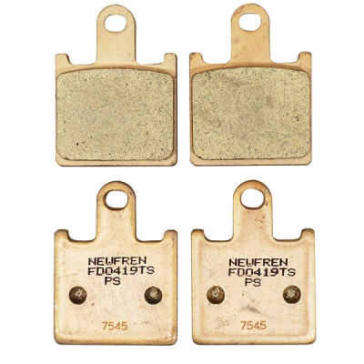 Plaquettes de frein NEWFREN Touring Metal Fritte AV pour Kawasaki 600 ZX-6R Ninja 2007-2017, 1000 Z 2007-2009, 1400 ZZR 2006+, Suzuki 1300 GSX B-King 2007+ (FD0419TS)
