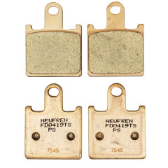 Plaquettes de frein NEWFREN Touring Metal Fritte AV pour Kawasaki 600 ZX-6R Ninja 2007-2017, 1000 Z 2007-2009, 1400 ZZR 2006+, Suzuki 1300 GSX B-King 2007+ (FD0419TS)