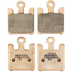 Plaquettes de frein NEWFREN AV pour Kawasaki 1000 ZX-10R Ninja 2004-2007, 600 ZX-6RR Ninja 2003-2006, Derbi 659 Mulhacen après 2005 (réf. FD0352SP)