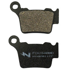 Plaquettes de frein NEWFREN DIRT ORGANIQUE AR - BMW 450 G X 2008-2011 / KTM 125 SX 2004+ / RIEJU 450 MRX 2008+ / 250-300 SE F 2014+ (FD0348BD)