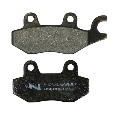 Plaquettes de frein NEWFREN DIRT ORGANIQUE FD0163BD AV-AR pour KAWASAKI Z125 2019+, 650 KLR 2008-2018 AR, HONDA 125 CB F 2015+ AV, SUZUKI 125 UH BURGMAN 2015+ AV, SILENCE S01, S02 AR