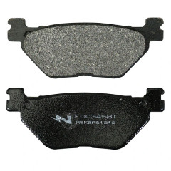 Plaquettes de frein NEWFREN AR pour Yamaha 900 TDM 2002-2014, 1300 FJR après 2003, 950 XV Bolt 2014-2018, 1700 XV Warrior 2003-2004 (FD0345BT) (Touring organique)