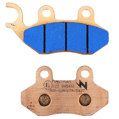 Plaquettes de frein NEWFREN AV pour SYM 125 SYMPHONY 2009+, 125 FIDDLE III 2014-2016, PEUGEOT 50-125-150 TWEET 2010+, 125-200 LXR 2010+ (FD0219SE)