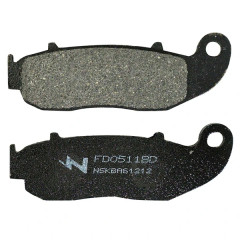 Plaquettes de frein NEWFREN DIRT ORGANIQUE FD0511BD AV pour Fantic 50 Caballero Regolarita Casa 2010+, 125 Caballero Casa 2010+, 200 Caballero Motard 2010+