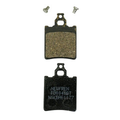 Plaquettes de frein NEWFREN Touring organique AR pour Aprilia 50 RS 1996-1999, RX 1996-1999, KTM 80 MX 2000-2003, Cagiva 125 Elefant après 1986 (FD0048BT)