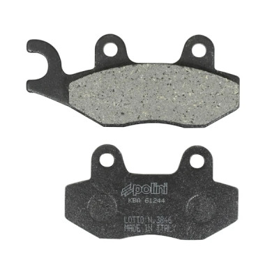 Plaquettes de frein POLINI (174.0070) pour KYMCO 50 Filly, 125-150 Vivio, 50 Vitality, PEUGEOT 300-500 Geopolis, KEEWAY 125-150 Outlook