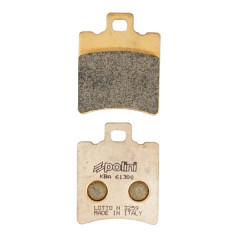 Plaquettes de frein POLINI AV 39.8mm x 49.7mm x 6.5mm pour MBK 50 Booster, Nitro / Aprilia 50 SR / Gilera 50 Runner / Yamaha 50 BWS, 100 Neos