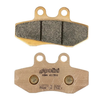 Plaquettes de frein POLINI métal fritté AV - DERBI 50 Senda DRD 2003-2004, RIEJU 50 MRX, SPIKE 2002+, PEUGEOT 50 XR6, BETA 50 RR, APRILIA 125 PEGASO (174.2055)