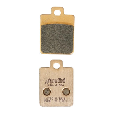 Plaquettes de frein POLINI pour Piaggio 125 Liberty, 50 Zip 2T-4T, 125 Vespa, Benelli 50 491 RR, Sym 50-125 Symphony (174.2014)