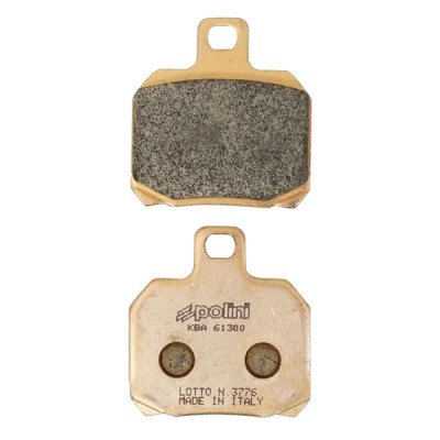 Plaquettes de frein POLINI métal fritté - Yamaha 125 XMAX 2006-2013 AR, MBK 125 Skycruiser 2006- AR, Piaggio 400-500 Beverly AV-AR, Suzuki 125 Burgman 2002-2006 AR (174.2035)