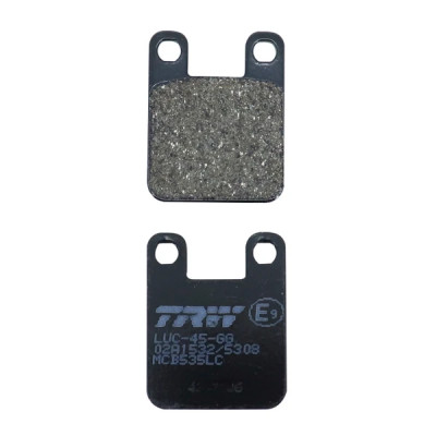 Plaquettes de frein adaptable AV pour Derbi 50 Senda, Peugeot 50 Speedfight 1, Ludix (AJP) / AR pour MBK 50 X-Power, X-Limit / AR pour Yamaha 50 TZR, DTR