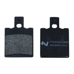 Plaquettes de frein NEWFREN AV organique FD0263BE pour scooters Aprilia 125-150 Leonardo 1997-1998, Beta 125 Eikon +1998, Malaguti 125-150 Ciak 2000-2002