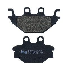 Plaquettes de frein NEWFREN Touring organique AR - CPI 250 XS 2007+, YAMAHA 125 YZF-R125 2008-2018 AR, 125 MT 2014-2019 AR, SYM 300 WOLF CLASSIC 2015+ AR (FD0383BT)