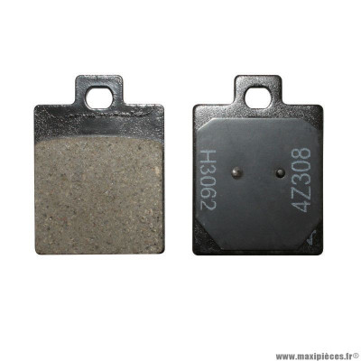 Plaquettes de frein PIAGGIO (HENG-TONG) AV : 50-125 ZIP, 50-125 LIBERTY, 50-125 VESPA ET4 / AR : GILERA 50 DNA, RUNNER, NRG (PAIRE) -647170-